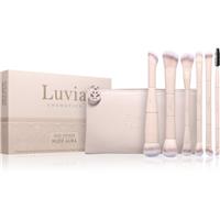 Luvia Cosmetics Duo Voyage makeup brush set with a pouch Nude Aura
