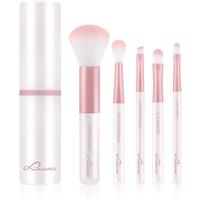 Luvia Cosmetics Travel Set makeup brush set with a pouch for travelling Candy