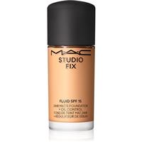 MAC Cosmetics Mini Studio Fix Fluid SPF 15 24HR Matte Foundation + Oil Control mattifying foundation SPF 15 shade NC20 15 ml
