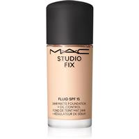 MAC Cosmetics Mini Studio Fix Fluid SPF 15 24HR Matte Foundation + Oil Control mattifying foundation SPF 15 shade NC10 15 ml