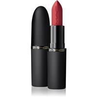 MAC Cosmetics Powder Kiss Hazy Matte matte lipstick shade Dubonnet Buzz 3.5 g