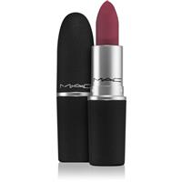 MAC Cosmetics Powder Kiss Lipstick matte lipstick shade Burning Love 3 g