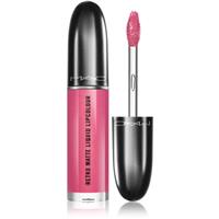 MAC Cosmetics Retro Matte Liquid Lipcolour matt lipstick with metallic effect shade Metallic Rose 5 ml