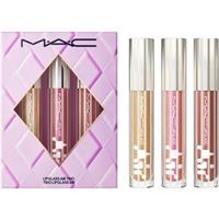 MAC Cosmetics Holiday Gloss Enthusiast Lipglass Air Trio gift set for lips
