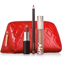 MAC Cosmetics Holiday Trending Tomorrow Lip Trio Nude Christmas gift set for lips