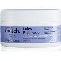 oBoticrio Match. Blonde Repair regenerating mask for blonde hair 250 g