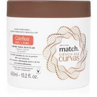 Match. Cincia das Curvas leave-in treatment for easy combing 450 ml