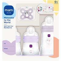 MAM Welcome to the World 0m+ gift set for babies Purple