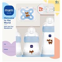 MAM Welcome to the World 0m+ gift set for babies Blue 1 pc