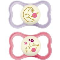 MAM Air Night 16m+ dummy Purple/ Pink 2 pc
