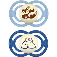 MAM Perfect Night 6m+ dummy Blue/ Dark Blue 2 pc