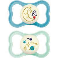 MAM Air Night 16m+ dummy Turquoise/ Mint 2 pc