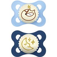 MAM Original Night 0m+ dummy Blue 2 pc