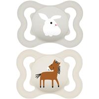 MAM Air 0+ months dummy Grey/ Beige 2 pc