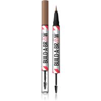 MAYBELLINE NEW YORK Build-A-Brow dual-ended eyebrow pencil for hold and shape shade 255 Soft Brown 1 pc