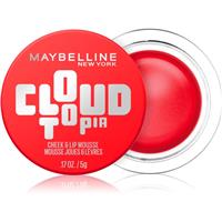 MAYBELLINE NEW YORK CloudTopia matt cream blusher for lips and cheeks shade 03 Divine Crimson 5 g