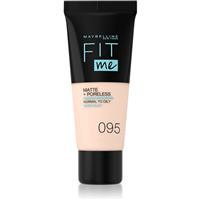 MAYBELLINE NEW YORK Fit Me! Matte+Poreless mattifying foundation for normal to oily skin shade 95 Fair Porcelain 30 ml