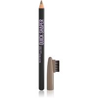 MAYBELLINE NEW YORK Quick Shaper precise eyebrow pencil with brush shade 03 Soft Brown 1 pc