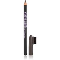 MAYBELLINE NEW YORK Quick Shaper precise eyebrow pencil with brush shade 06 Black Brown 1 pc