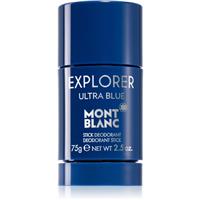 Montblanc Explorer Ultra Blue deodorant stick for men 75 ml