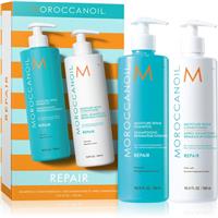 Moroccanoil Repair Shampoo & Conditioner Duo set for damaged, chemically-treated hair