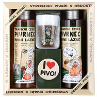 Bohemia Gifts & Cosmetics Beer set for body and hair for men