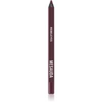 Mesauda Milano Rebeleyes waterproof eyeliner pencil with matt effect shade 107 Mulberry 1,2 g