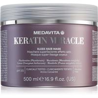 Medavita Keratin Miracle Sleek Hair Mask moisturising and smoothing mask 500 ml