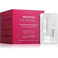 Medavita LUXVIVA Color Fixative Structuring Filler ampoule after colouring for all hair types 12x7 ml