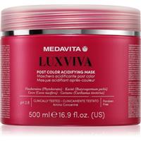 Medavita LUXVIVA Post Color Acidifying Mask nourishing mask for colour-treated hair 500 ml