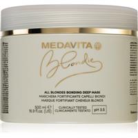 Medavita Blondie All Blondes fortifying mask for colour-treated hair 500 ml