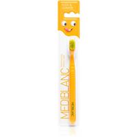 MEDIBLANC KIDS & JUNIOR Ultra Soft toothbrush for children ultra soft Orange 1 pc