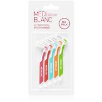 MEDIBLANC Interdental Pick-brush Angle interdental brush 10 pcs Mix kit 5 pc