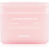 MEDIHEAL Collagen Ampoule Pad toner pads for hydrating and firming skin 100 pc