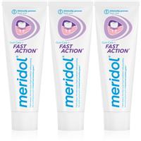 Meridol Fast Action gum protection toothpaste for sensitive teeth 3x75 ml