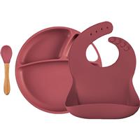 Minikoioi BLW II Velvet Rose dinnerware set