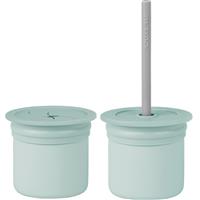 Minikoioi Sip+Snack Set dinnerware set for children River Green / Powder Grey 1 pc