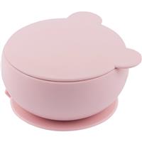 Minikoioi Bowl Pink silicone bowl with suction cup 1 pc