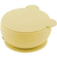 Minikoioi Bowl Yellow silicone bowl with suction cup 1 pc