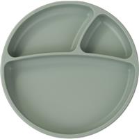 Minikoioi Puzzle Plate River Green divided plate with suction cup 1 pc