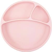 Minikoioi Puzzle Plate Pink divided plate with suction cup 1 pc