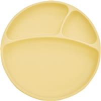 Minikoioi Puzzle Plate Yellow divided plate with suction cup 1 pc