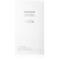 mixsoon Melting Collagen Neck & Forehead Film moisturising face sheet mask for face and neck 5 pc