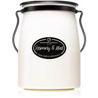 Milkhouse Candle Co. Creamery Rosemary & Mint scented candle Butter Jar 624 g