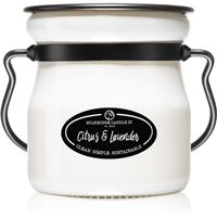 Milkhouse Candle Co. Creamery Citrus & Lavender scented candle Cream Jar 142 g