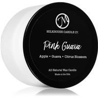 Milkhouse Candle Co. Creamery Pink Guava scented candle Traveler Tin 106 g