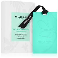 Millefiori Milano Laundry Patchouli Smeraldo fragrance card 3 pc