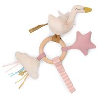MOULIN ROTY Ring Rattle Swan rattle 1 pc