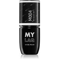 MYLAQ UV Gel Polish gel nail polish shade My Black Ink 5 ml