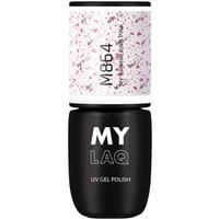 MYLAQ UV Gel Polish gel nail polish shade My Shimmering Pink 5 ml